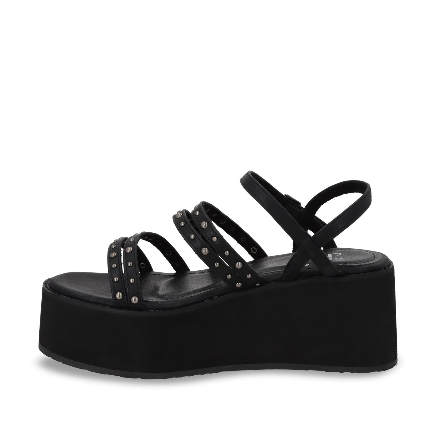 Sandalia Plataforma Negra Mujer 15629 - Gotta Mexico