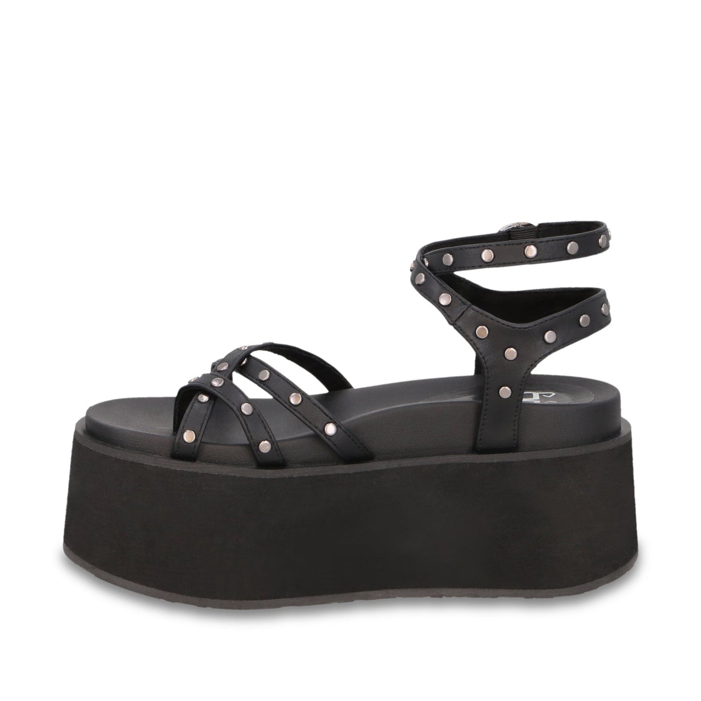 Sandalia Plataforma Negra Mujer 35188 - Gotta Mexico