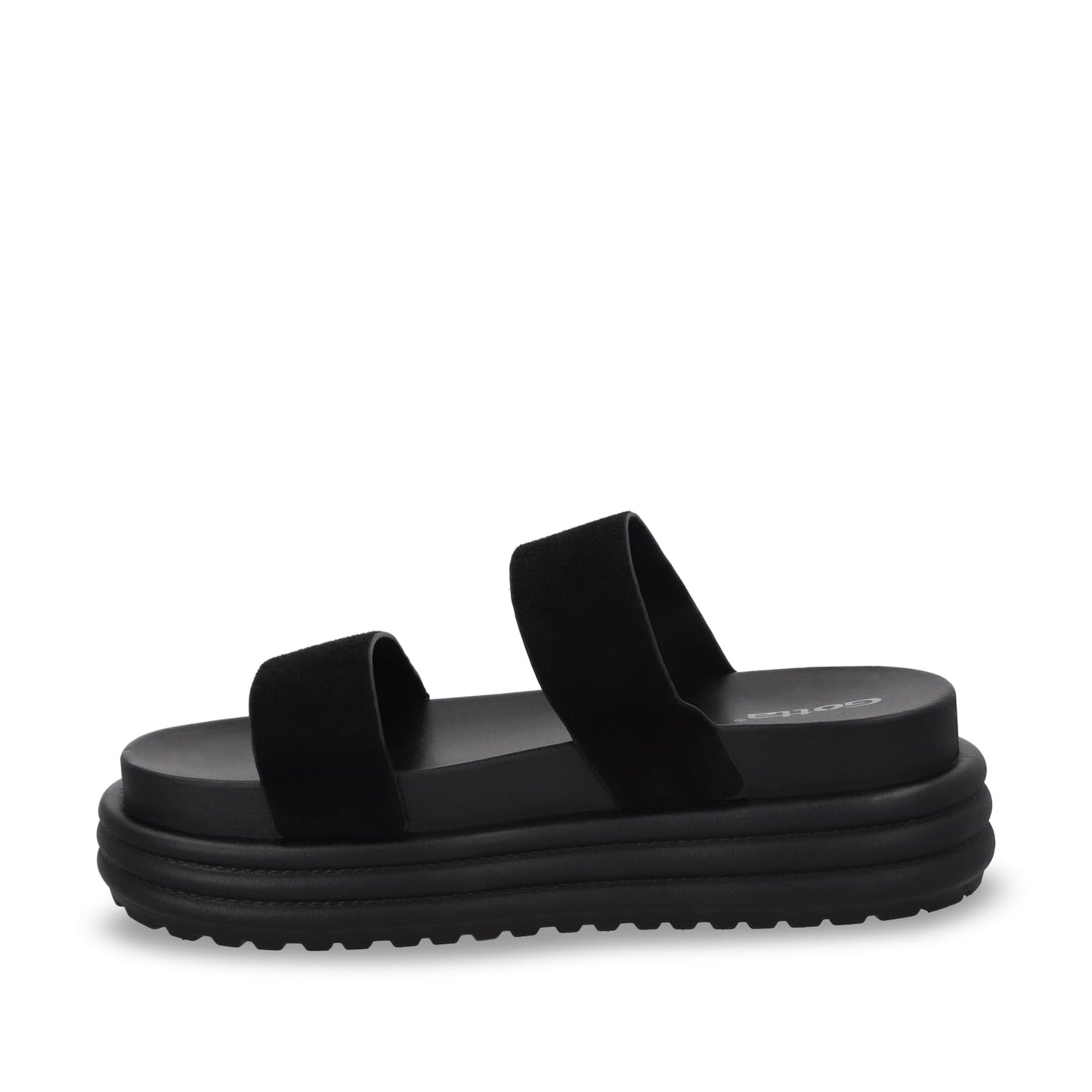 Sandalia Plataforma Negra Mujer 42021 - Gotta Mexico
