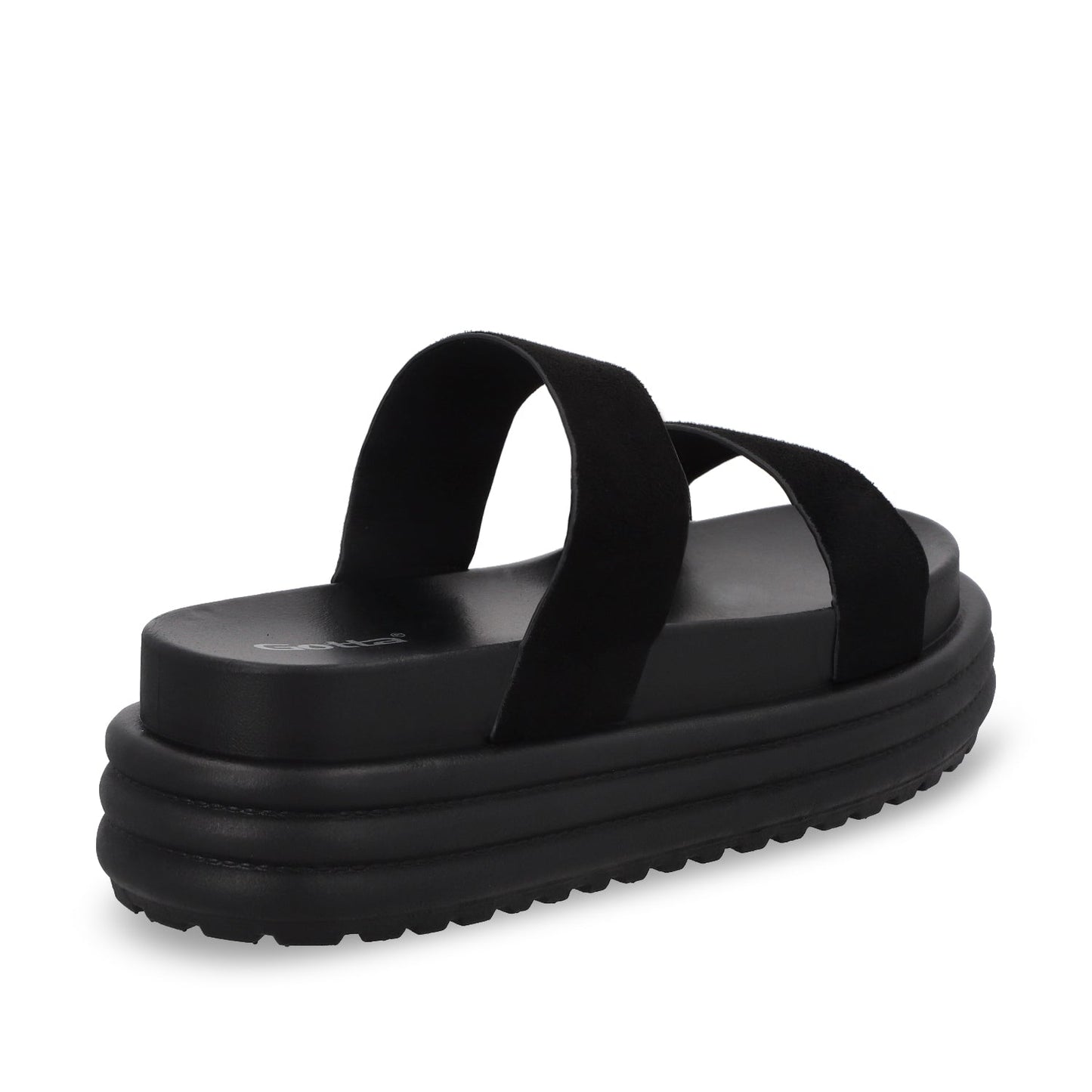 Sandalia Plataforma Negra Mujer 42021 - Gotta Mexico