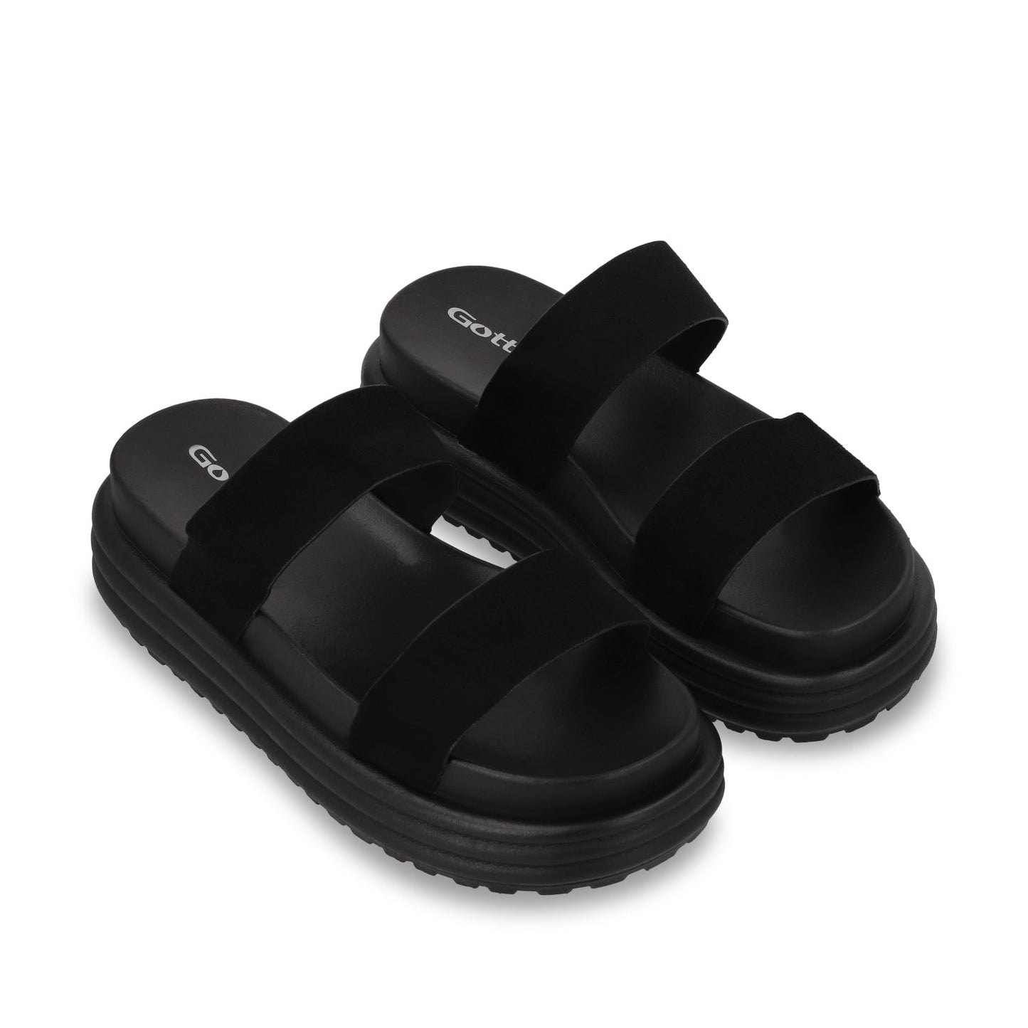Sandalia Plataforma Negra Mujer 42021 - Gotta Mexico