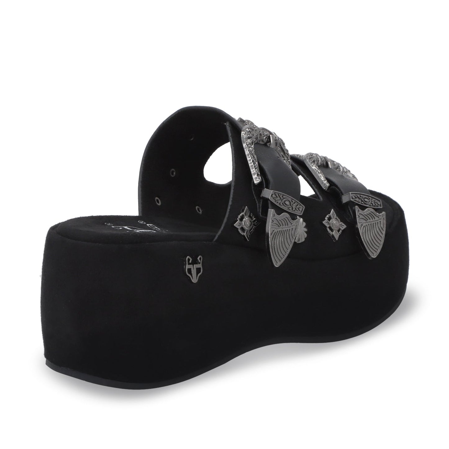 Sandalia Plataforma Negra Mujer 45825 - Gotta Mexico