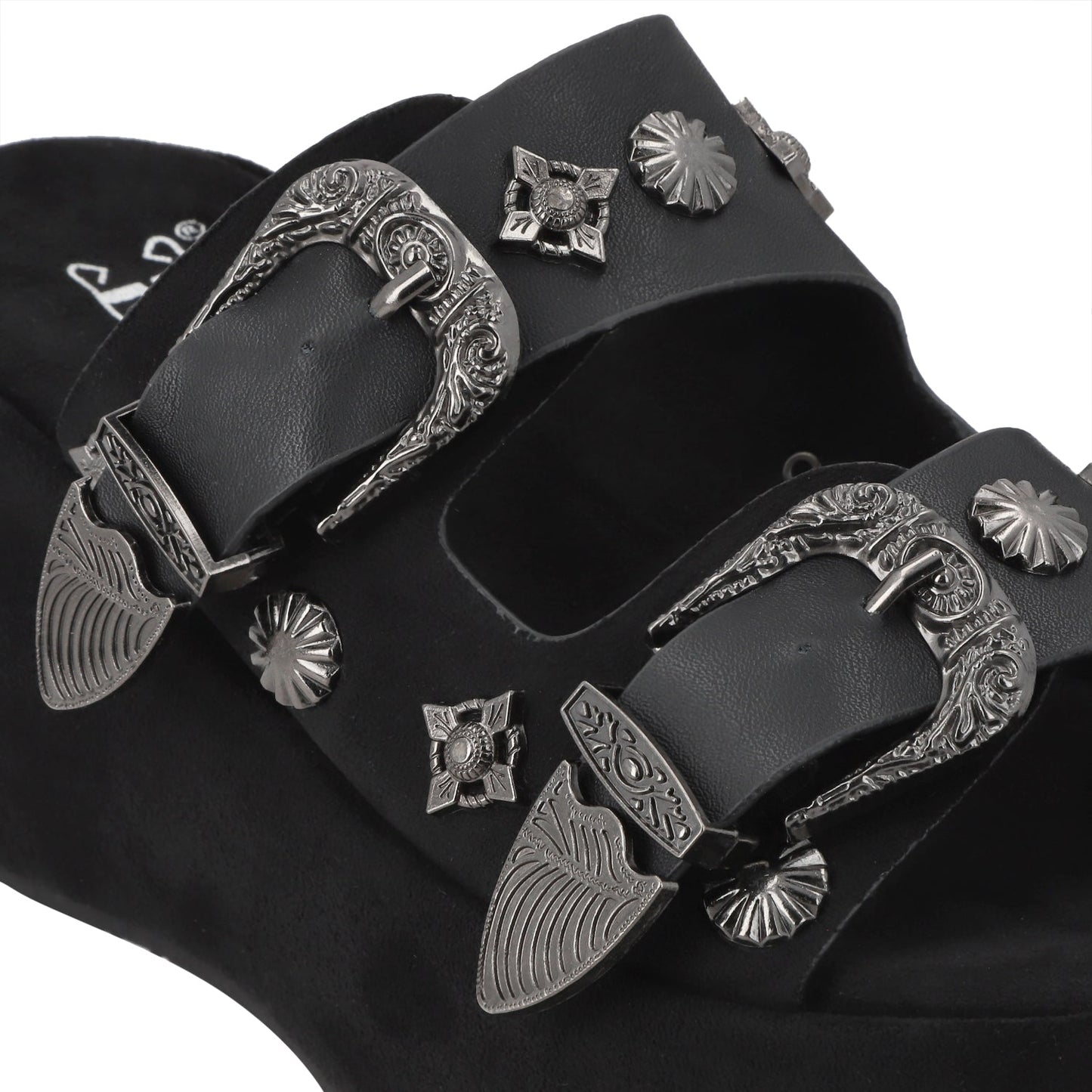 Sandalia Plataforma Negra Mujer 45825 - Gotta Mexico
