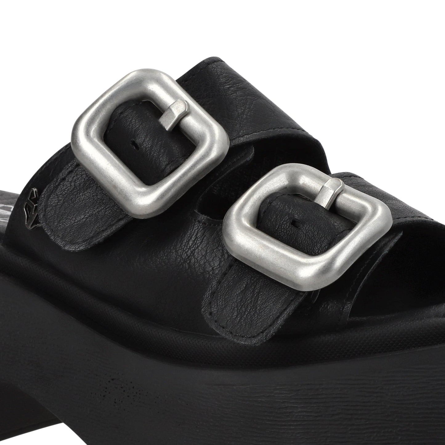Sandalia Plataforma Negra Mujer 45985