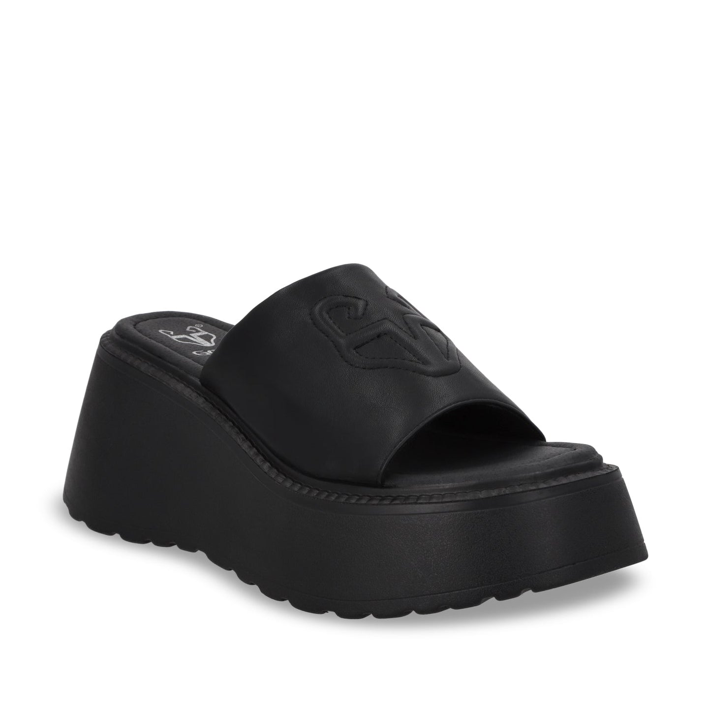 Sandalia Plataforma Negra Mujer 53720 - Gotta Mexico