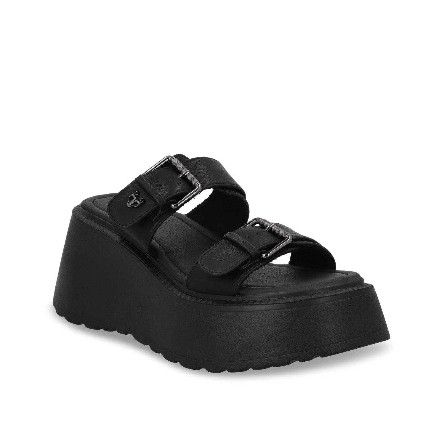 Sandalia Plataforma Negra Mujer 53721 - Gotta Mexico