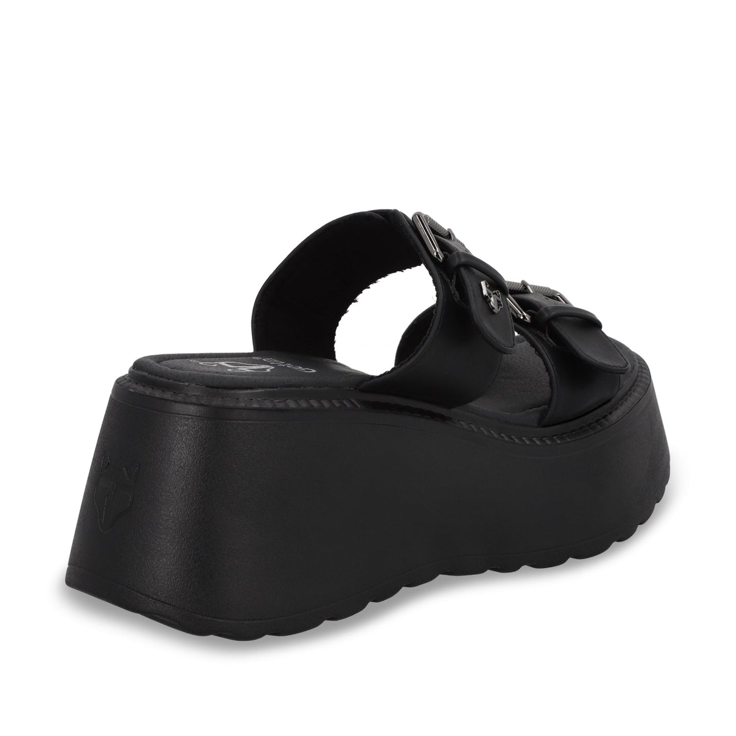 Sandalia Plataforma Negra Mujer 53721 - Gotta Mexico