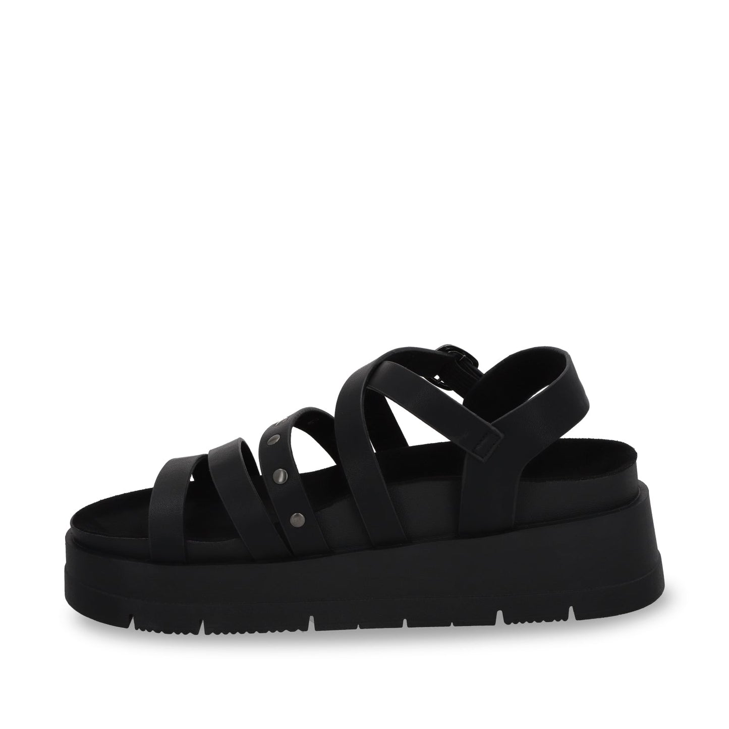 Sandalia Plataforma Negra Mujer 55231 - Gotta Mexico