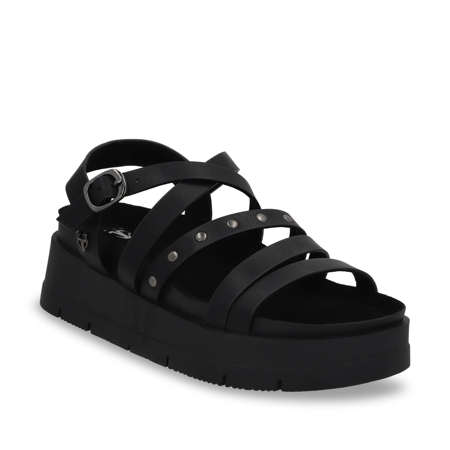 Sandalia Plataforma Negra Mujer 55231 - Gotta Mexico