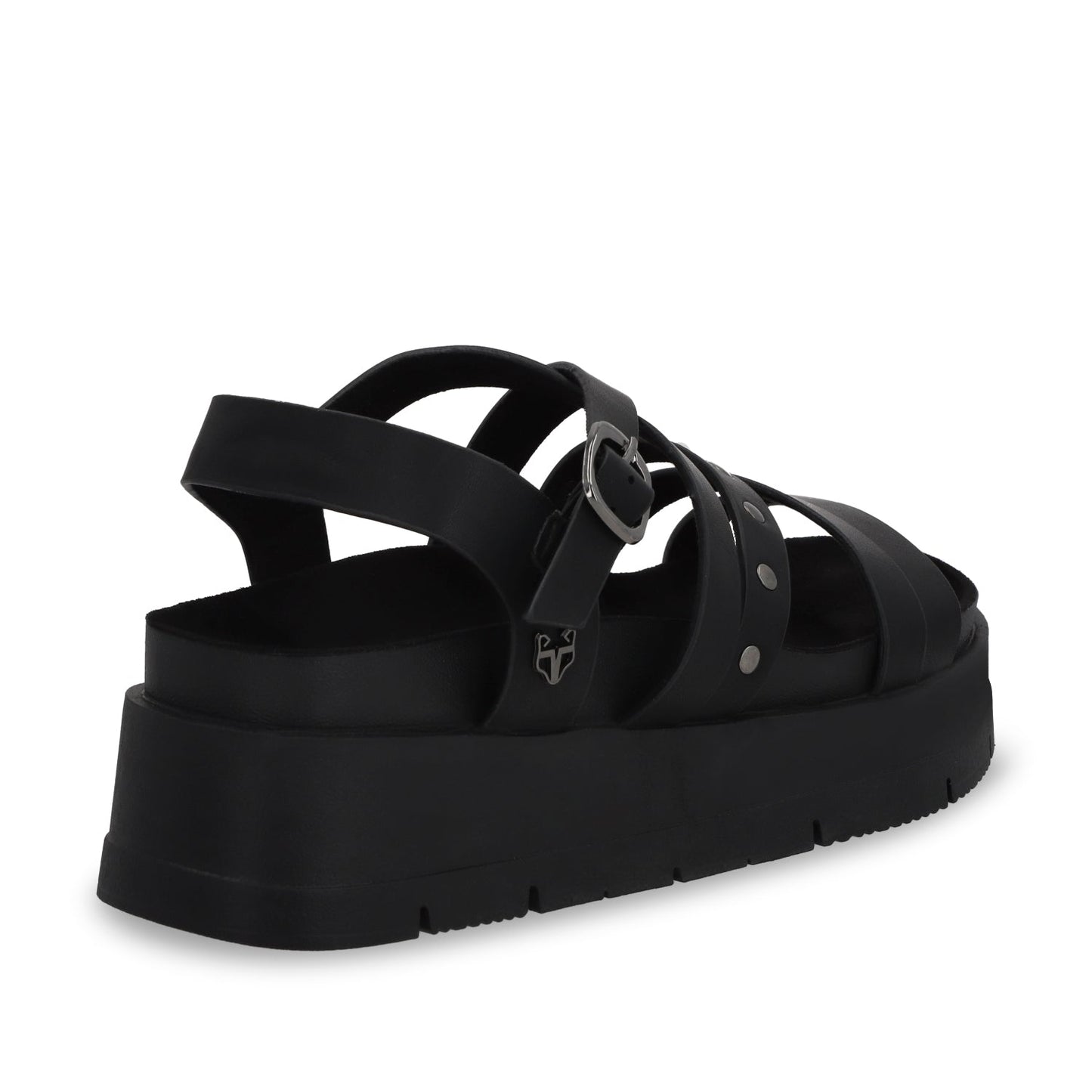 Sandalia Plataforma Negra Mujer 55231 - Gotta Mexico