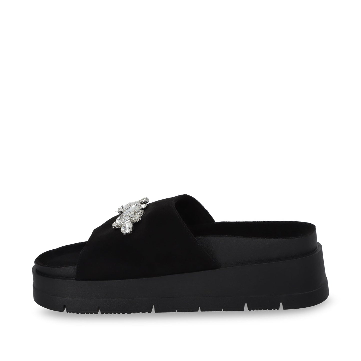 Sandalia Plataforma Negra Mujer 55232 - Gotta Mexico