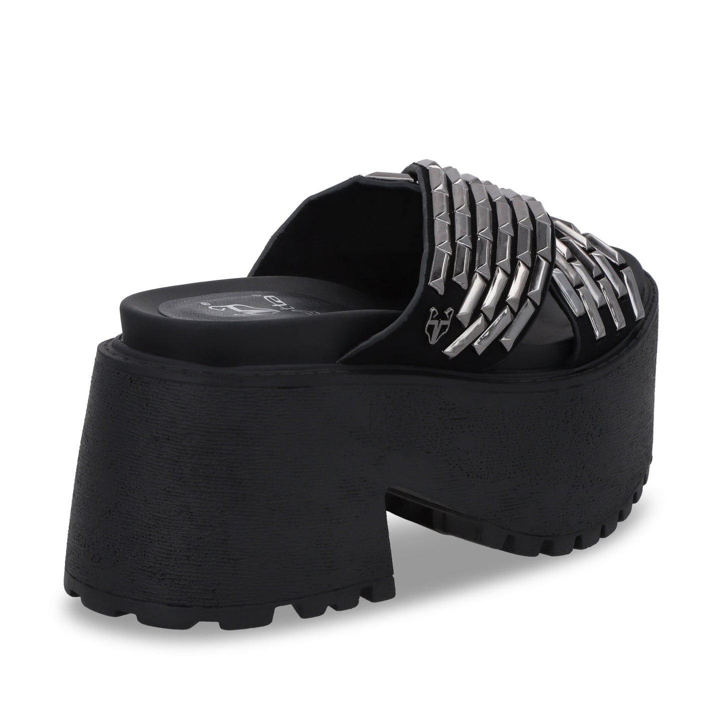 Sandalia Plataforma Negro Mujer 1567C