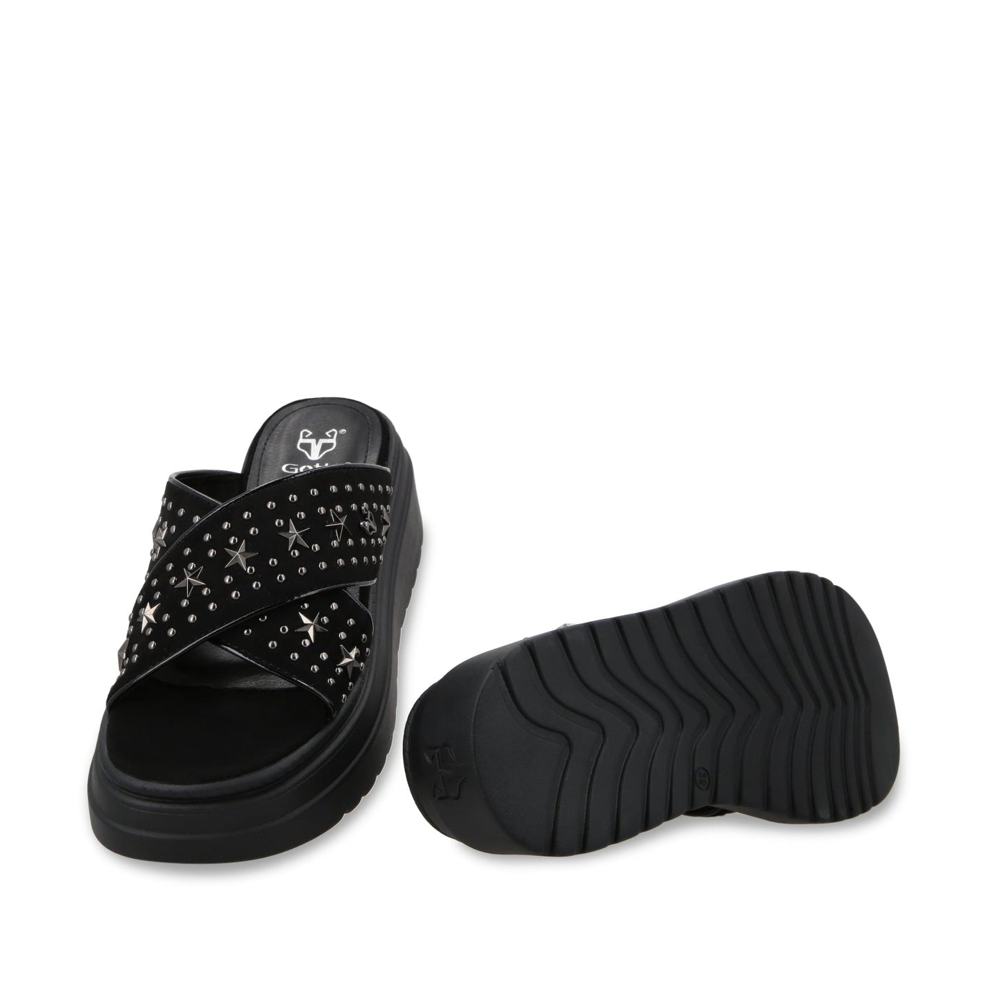 Sandalia Plataforma Negro Mujer 55921 - Gotta Mexico
