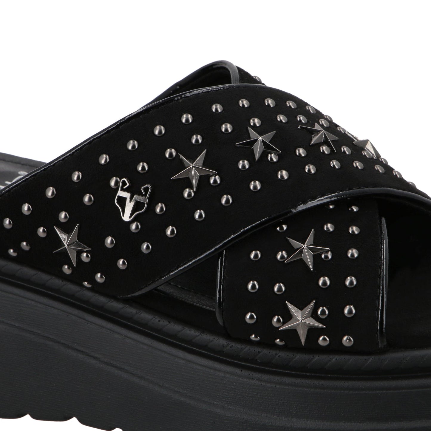 Sandalia Plataforma Negro Mujer 55921 - Gotta Mexico