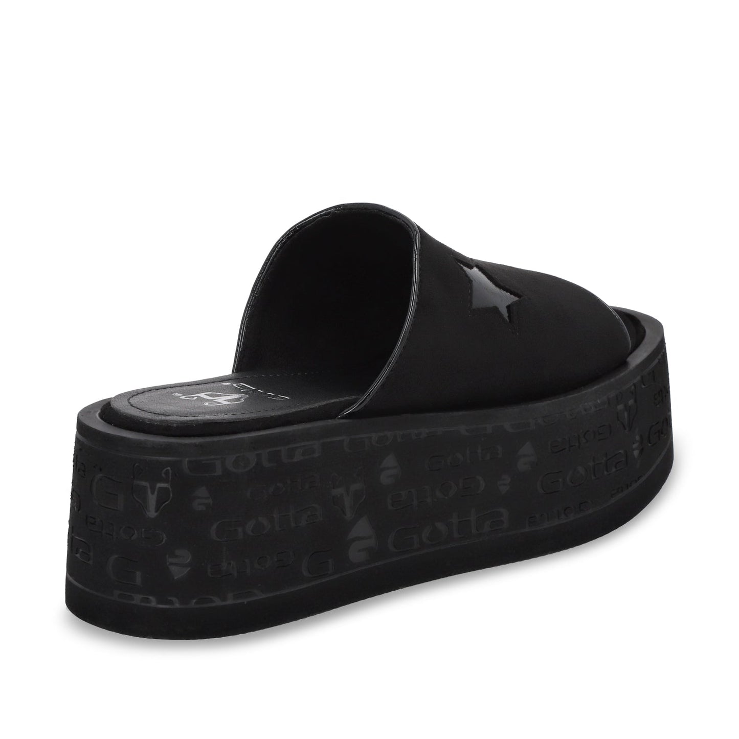 Sandalia Plataforma Negro Mujer 55930