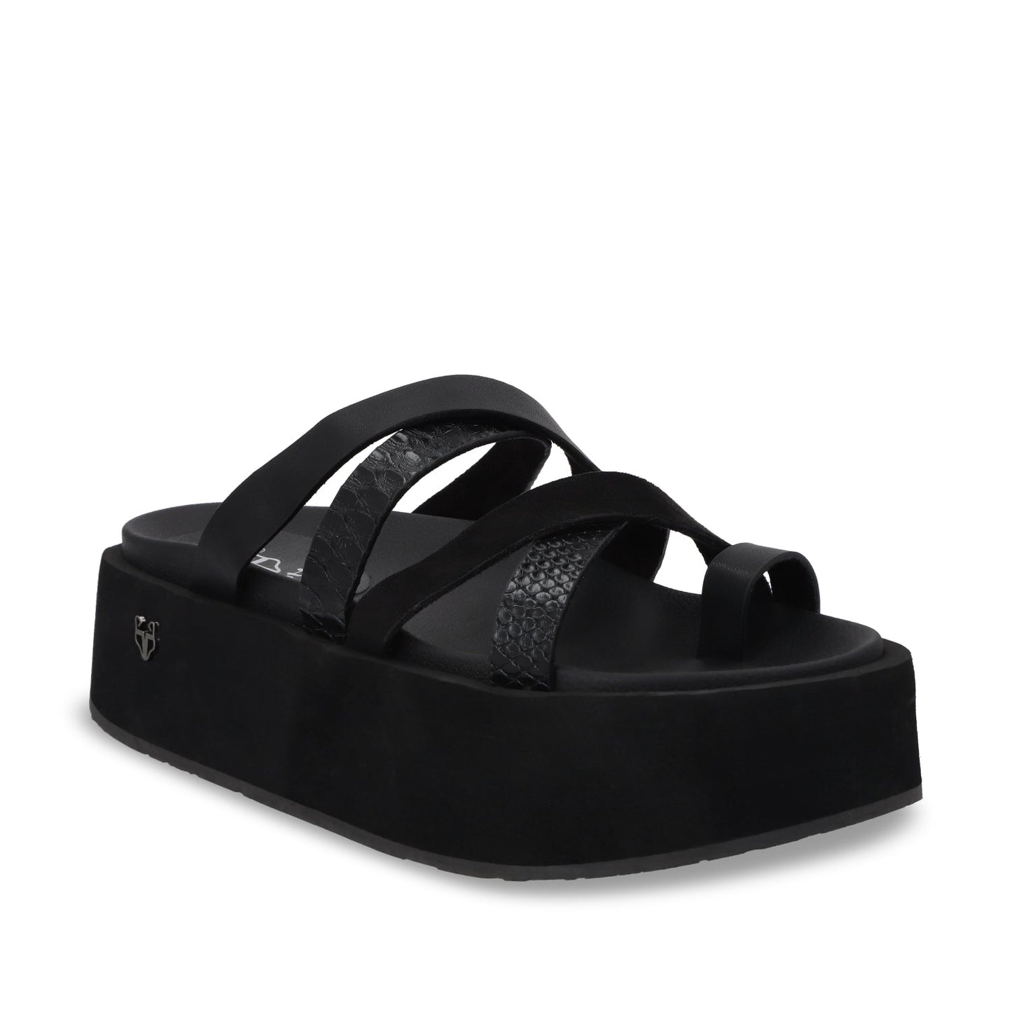 Sandalia Plataforma Negro Mujer 55940 - Gotta Mexico