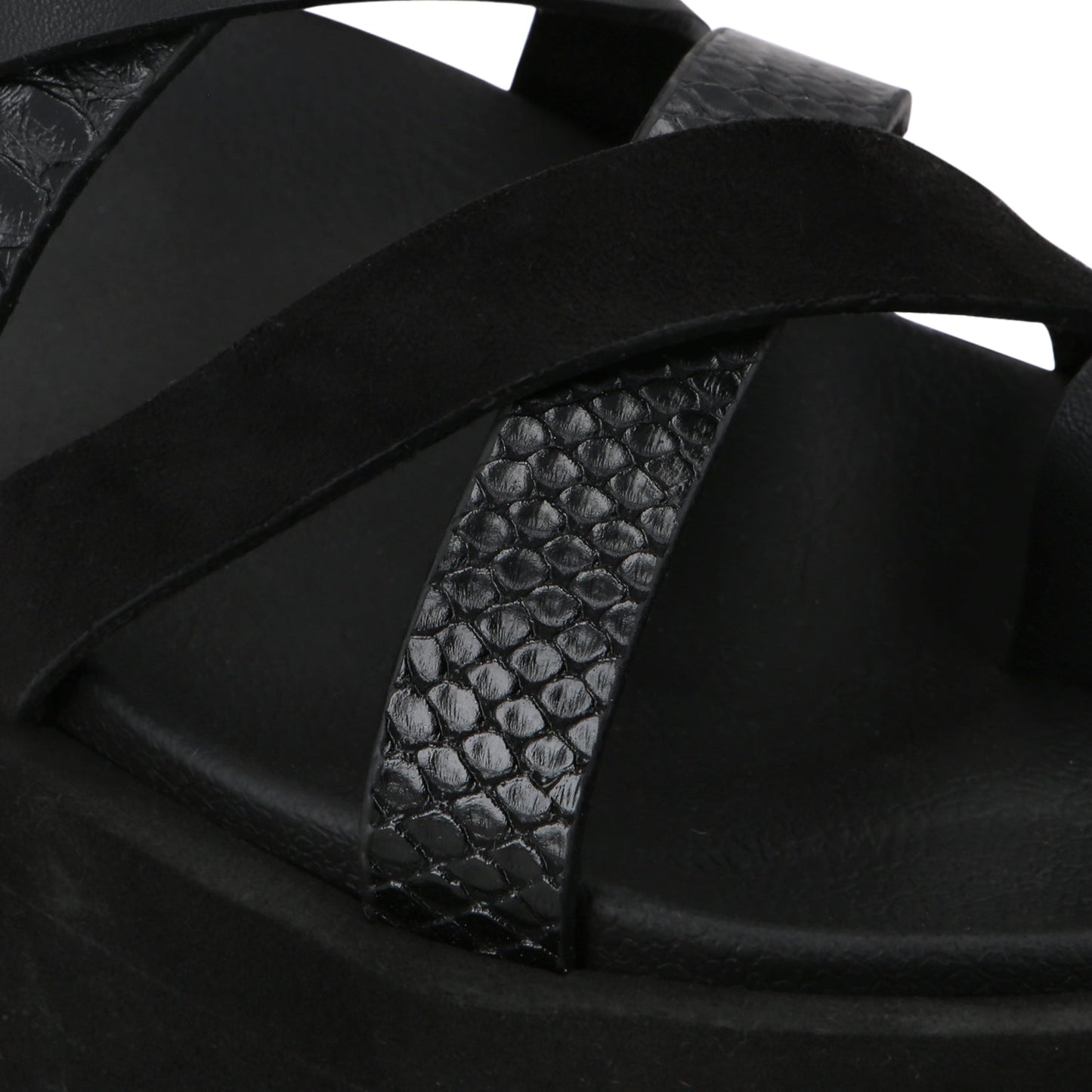 Sandalia Plataforma Negro Mujer 55940 - Gotta Mexico