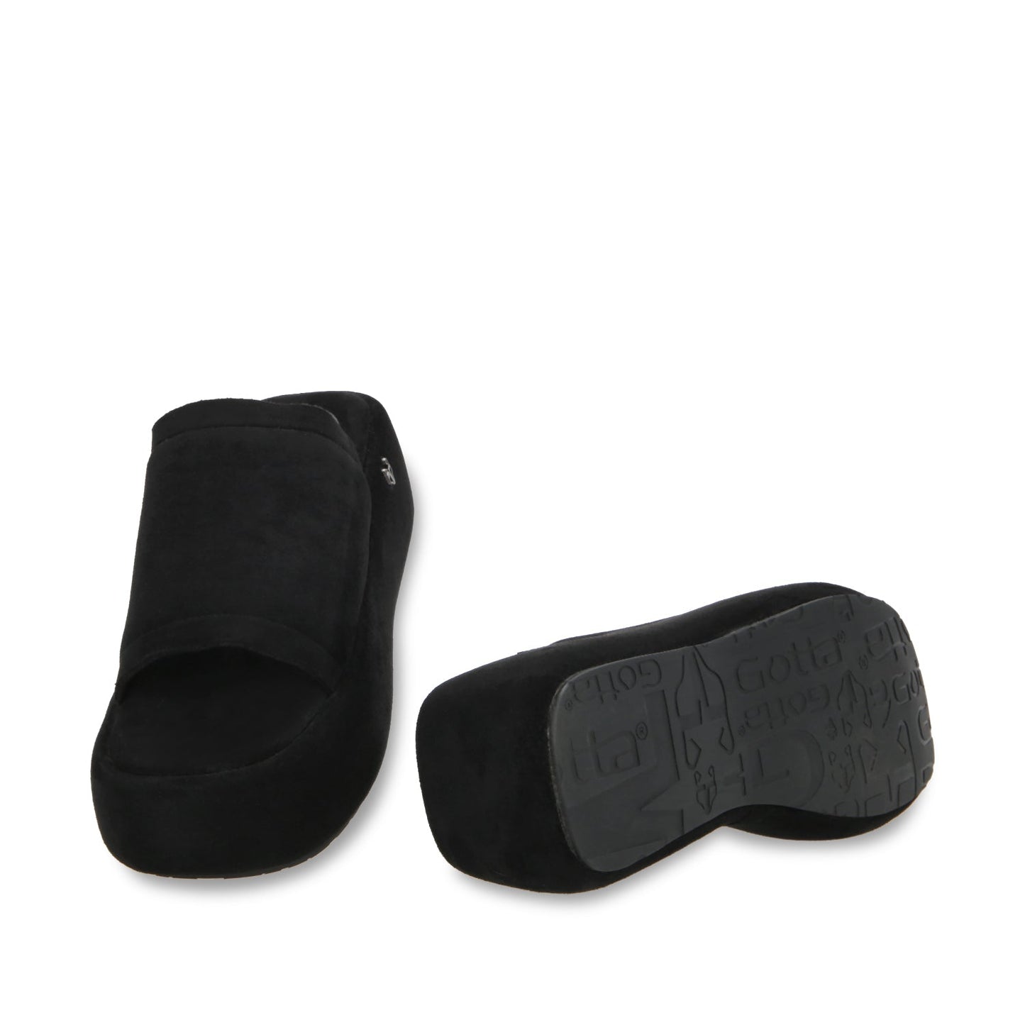 Sandalia Plataforma Negro Mujer 55960 - Gotta Mexico