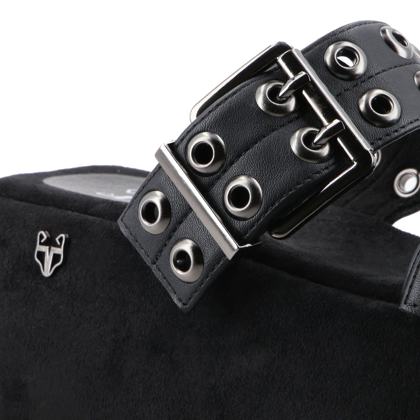 Sandalia Plataforma Negro Mujer 55961