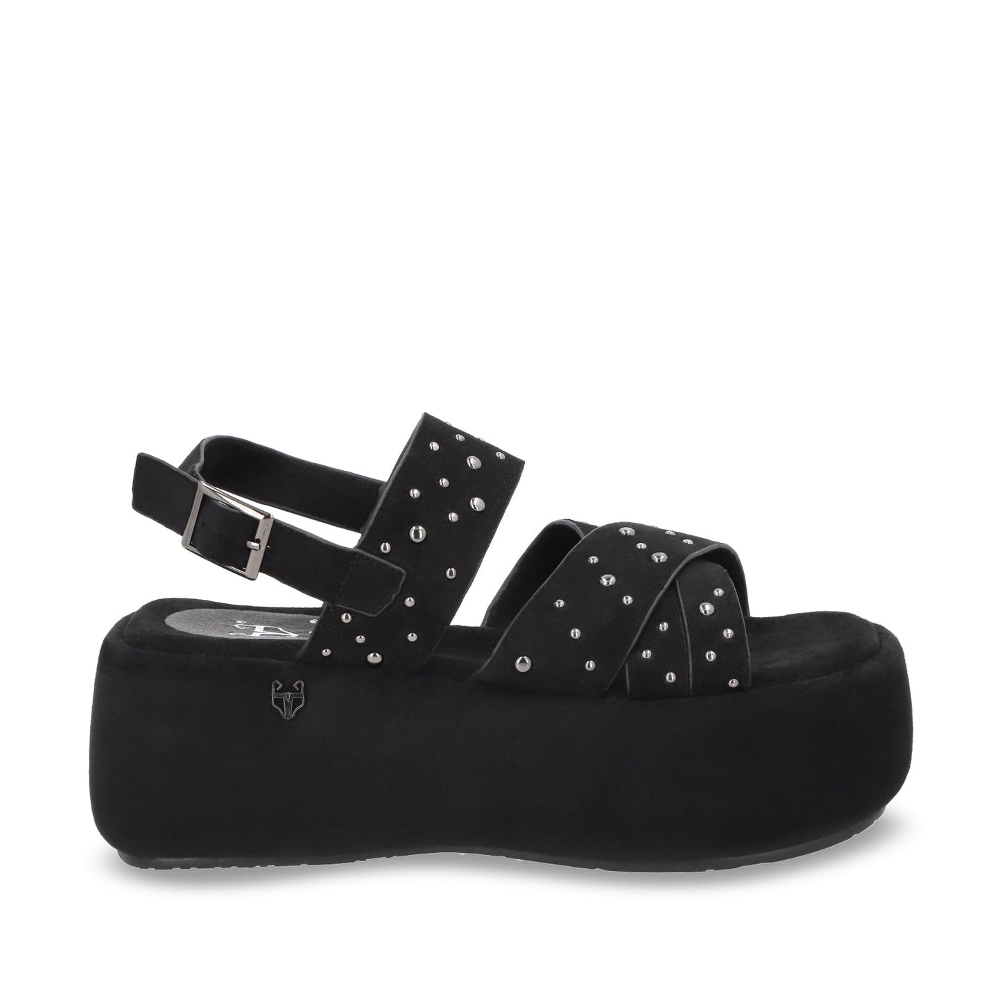 Sandalia Plataforma Negro Mujer 55962 - Gotta Mexico