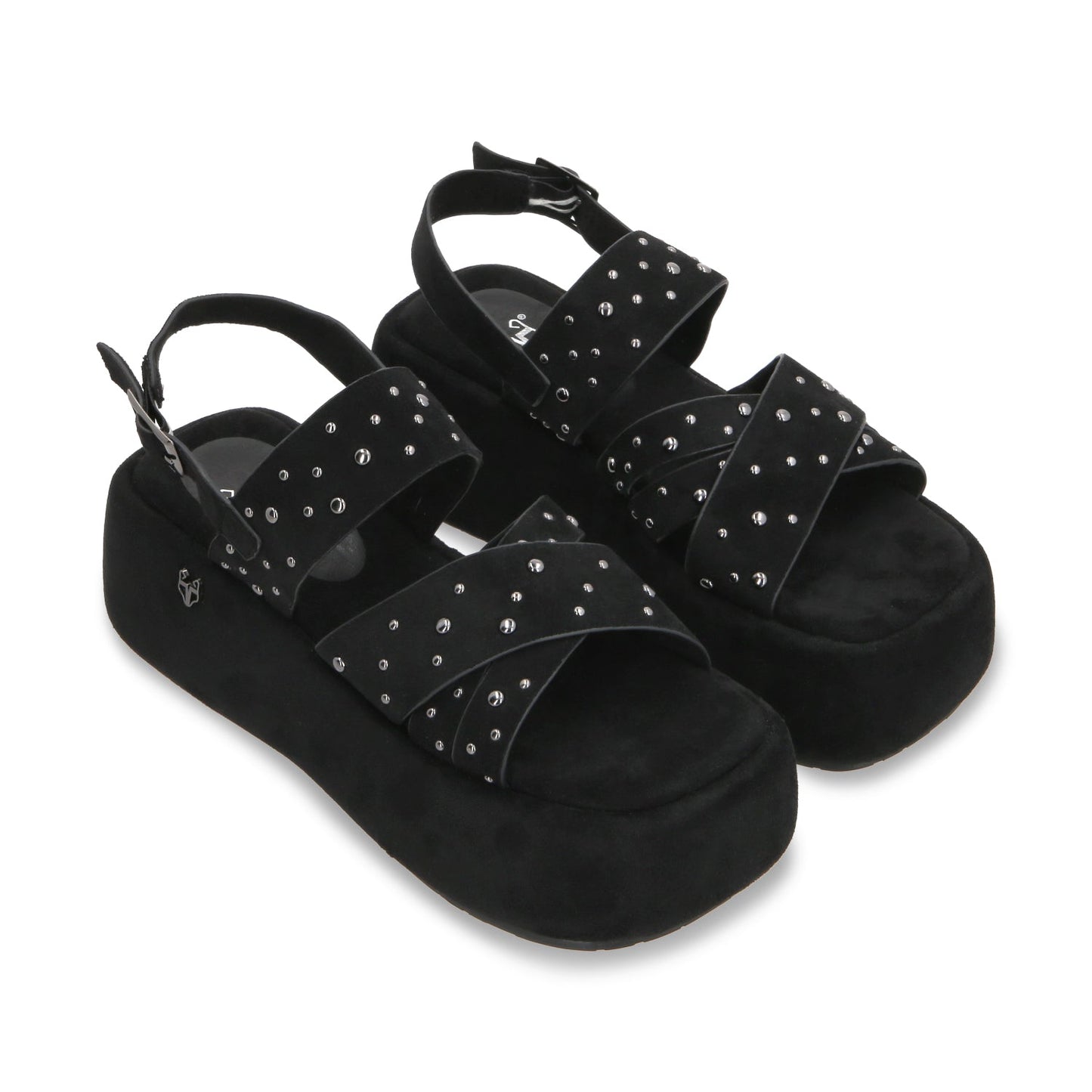 Sandalia Plataforma Negro Mujer 55962 - Gotta Mexico