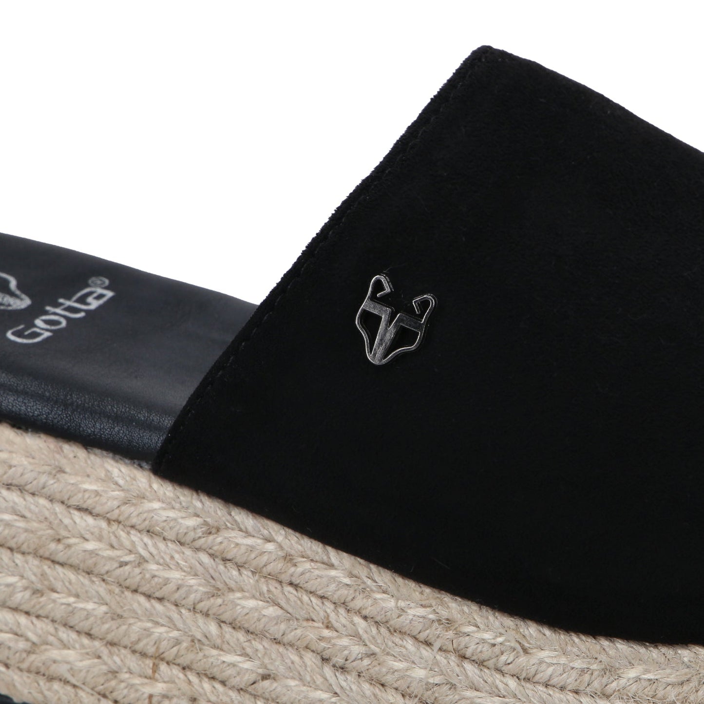Sandalia Plataforma Negro Mujer 55971