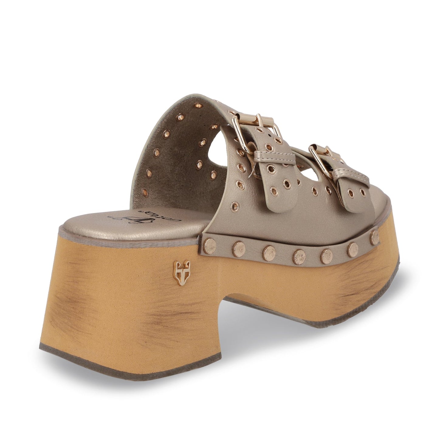 Sandalia Plataforma Oro Mujer 35266 - Gotta Mexico