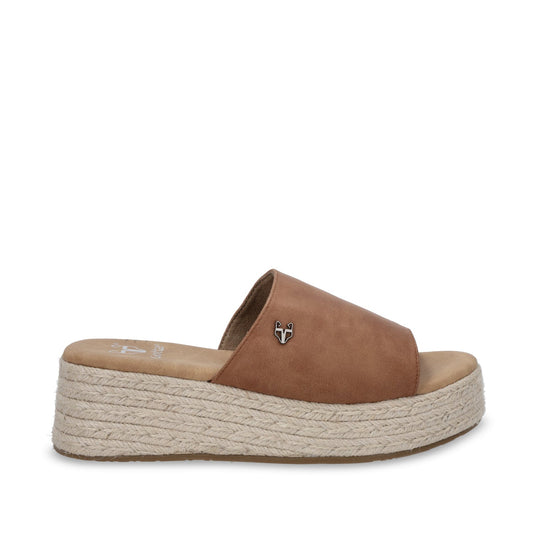 Sandalia Plataforma Rafia Mujer 55971