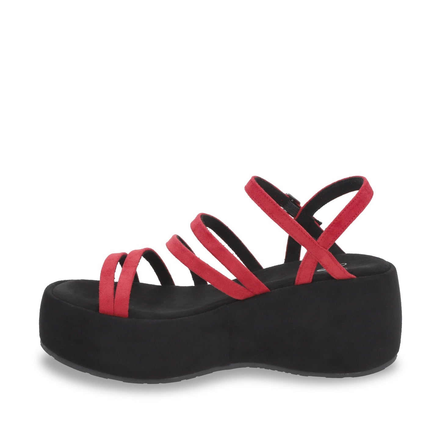 Sandalia Plataforma Roja Mujer 45822