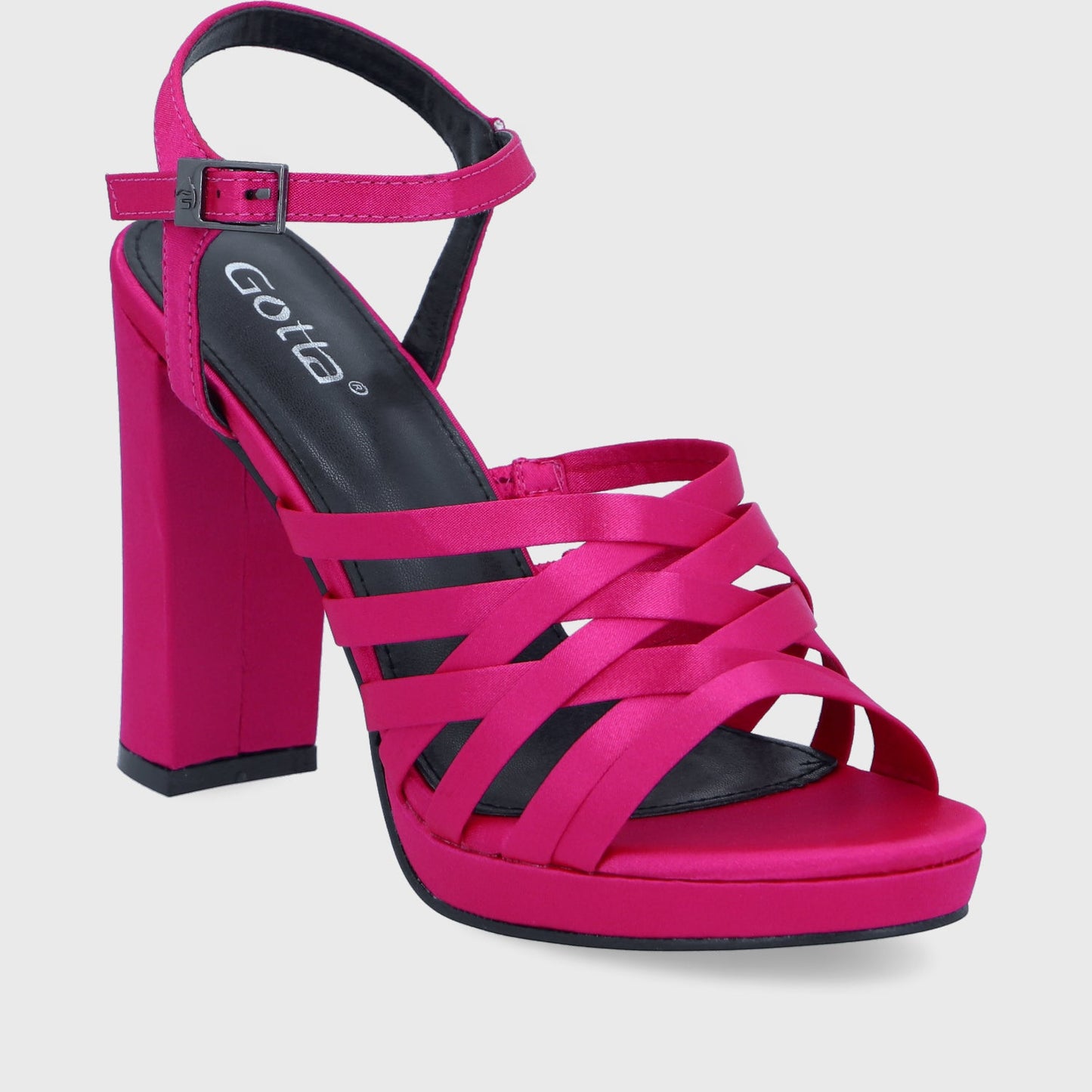 Sandalia Satin Fucsia Mujer 15837 - Gotta Mexico