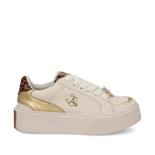 Tenis Beige Mujer 43046