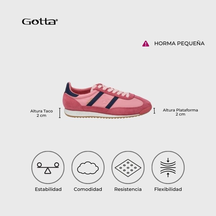 Tenis Ibiza Rosa Mujer 53770