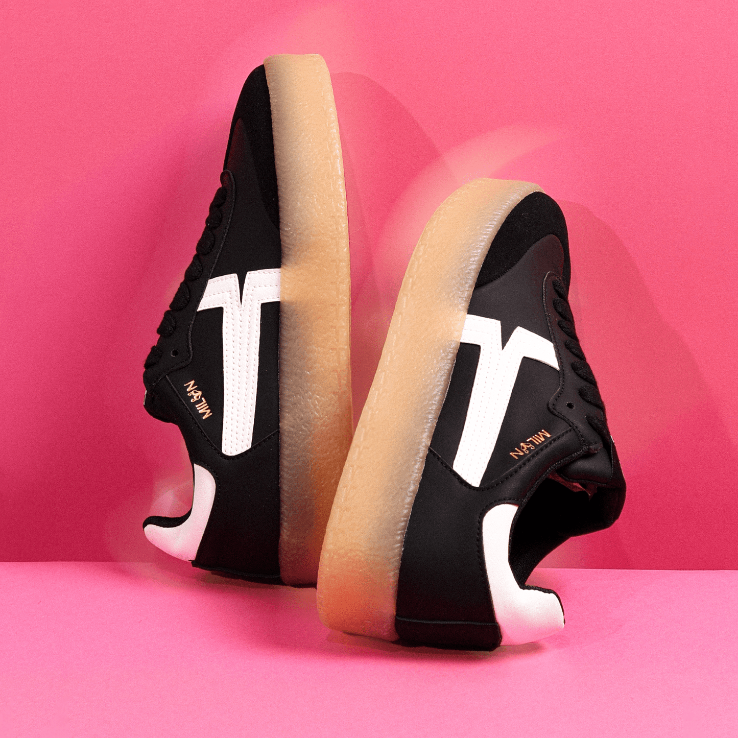 Tenis Milan Negro Mujer 53740
