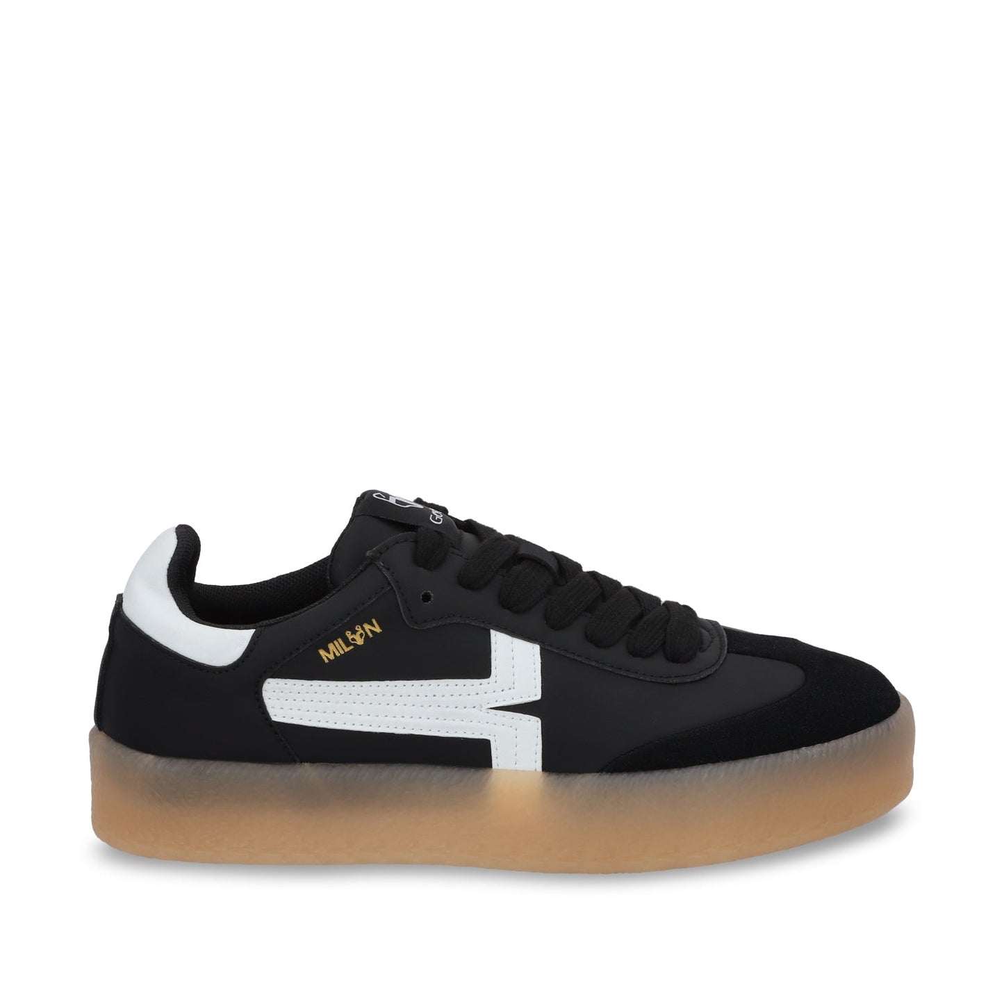 Tenis Milan Negro Mujer 53740