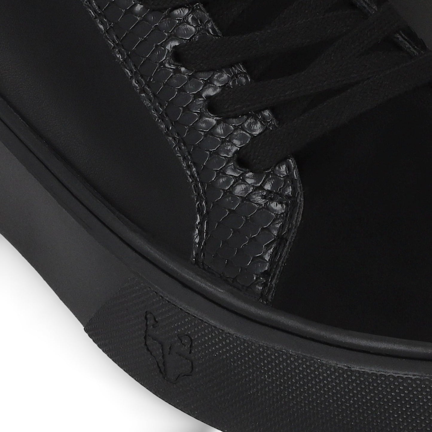 Tenis Negro Brillante Mujer 43042