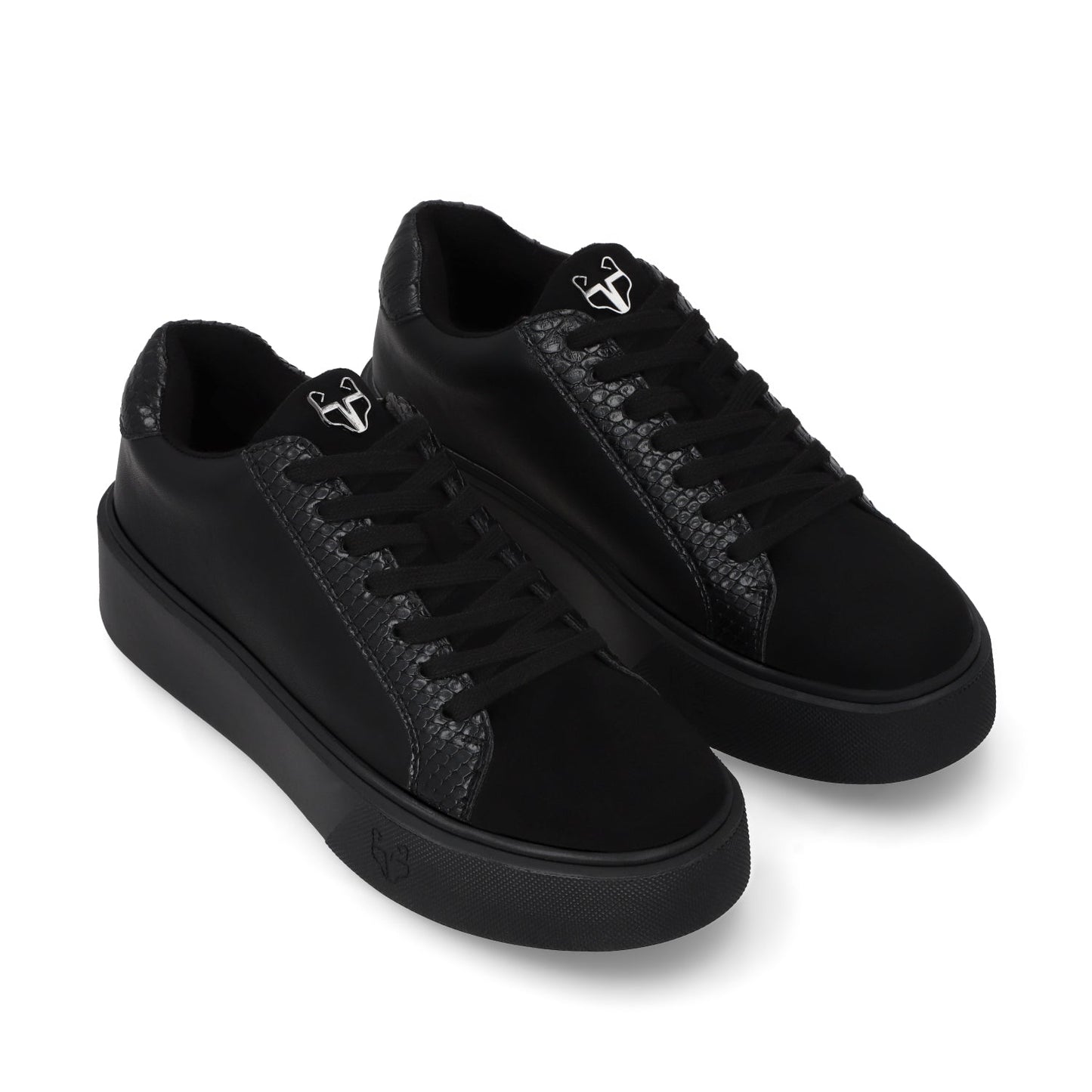 Tenis Negro Brillante Mujer 43042