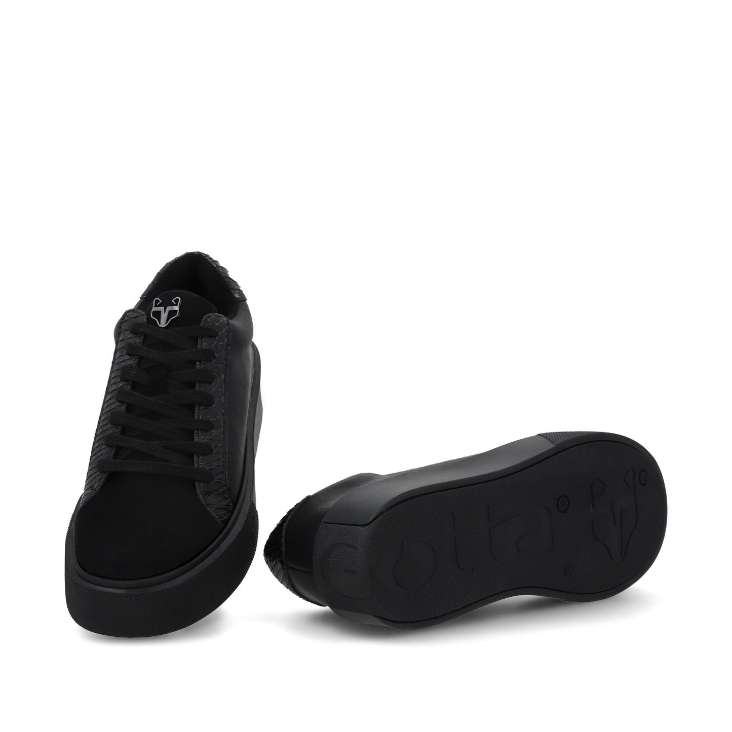 Tenis Negro Brillante Mujer 43042