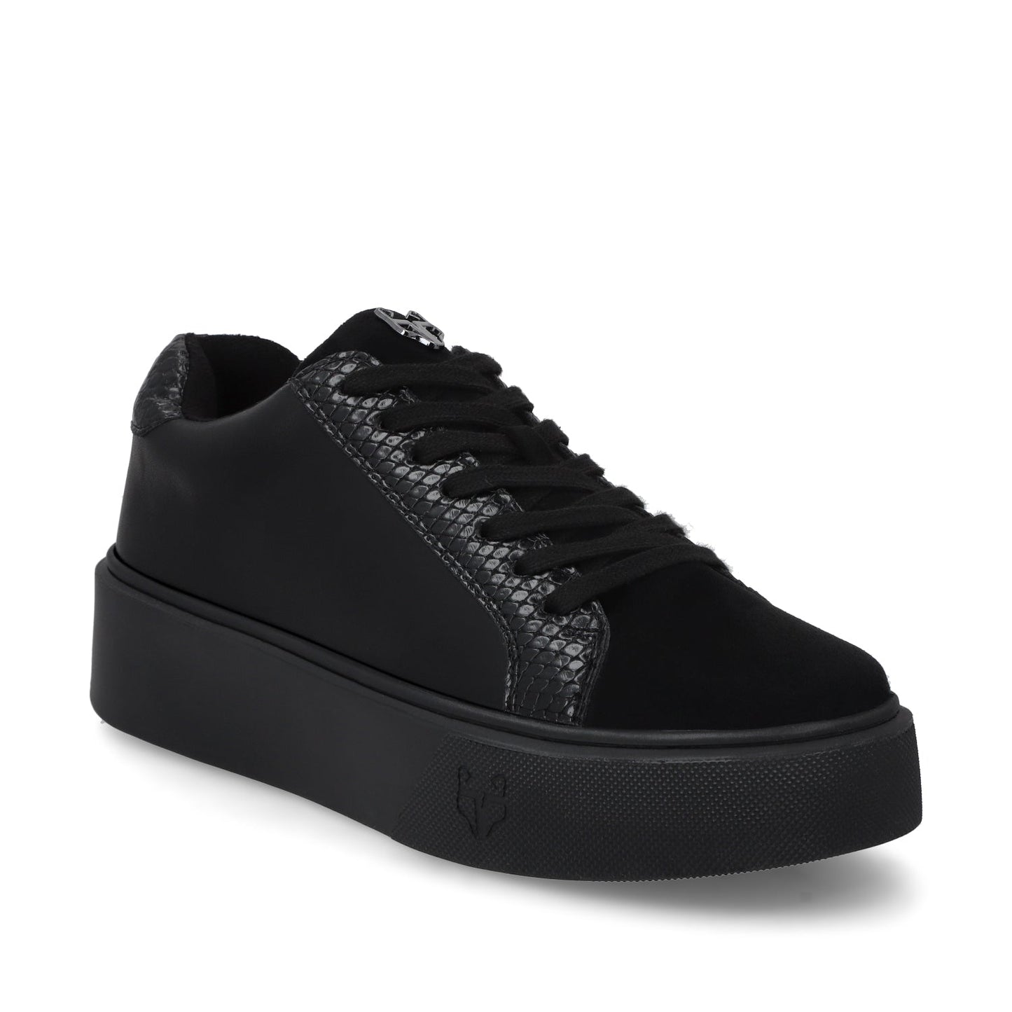 Tenis Negro Brillante Mujer 43042