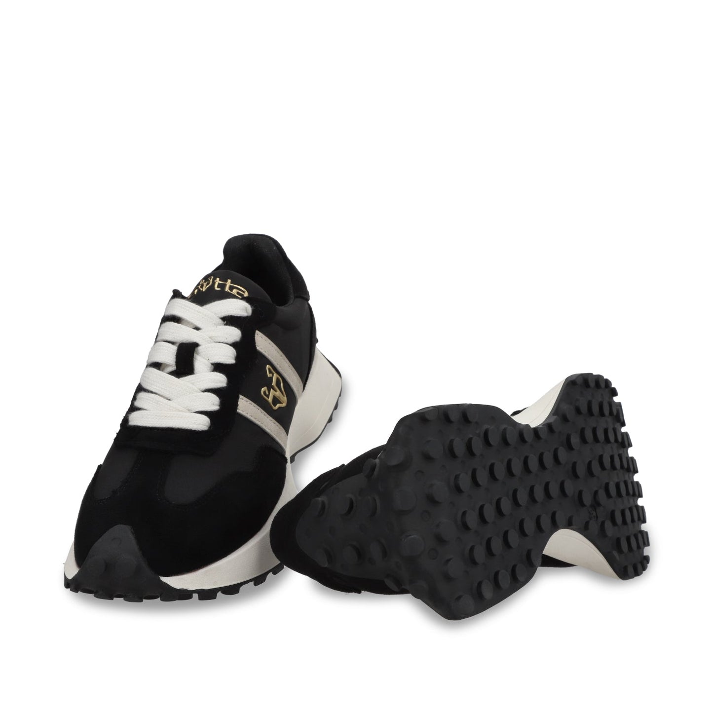 Tenis Plano Negro Mujer 53760