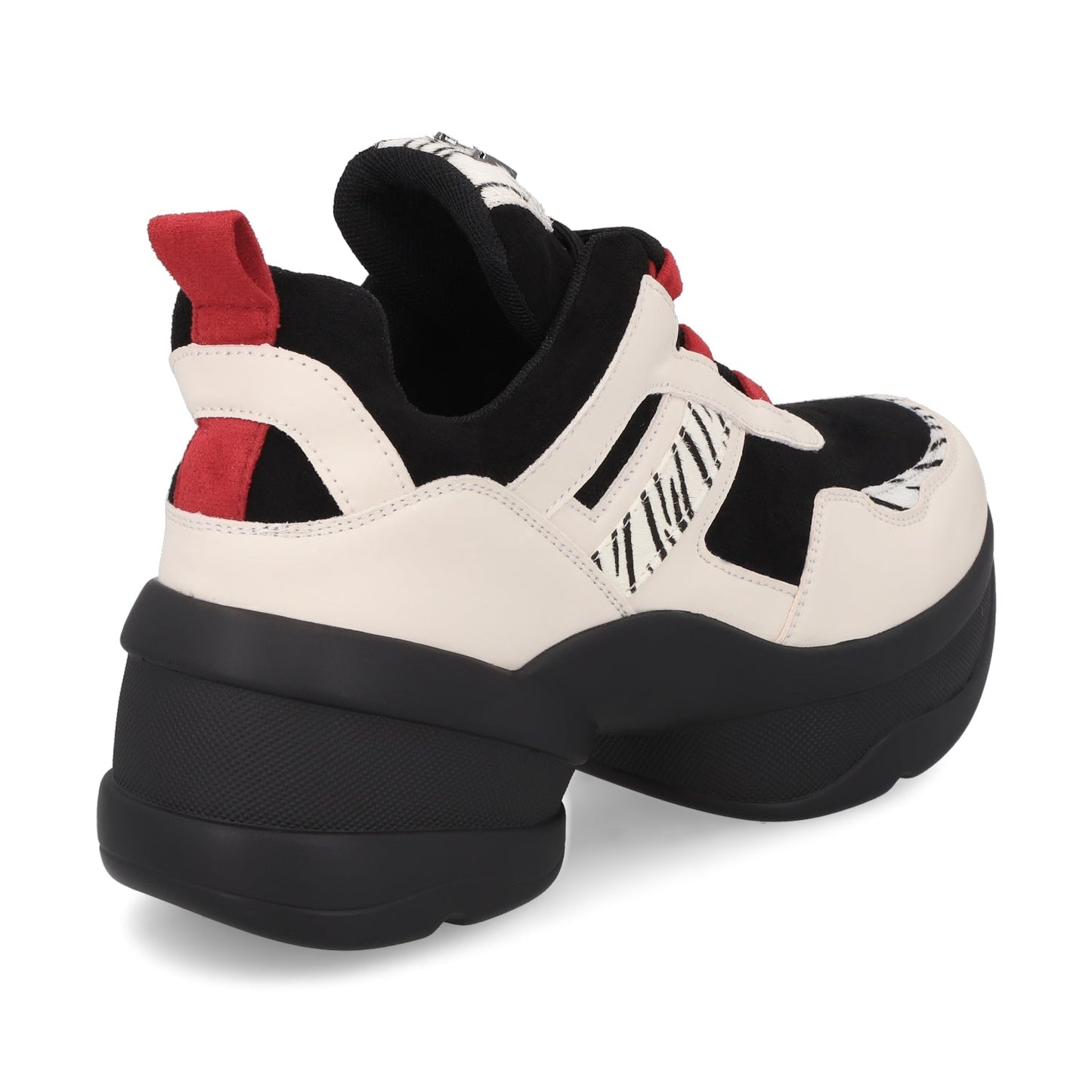 Tenis Plataforma Blanco Mujer 13162