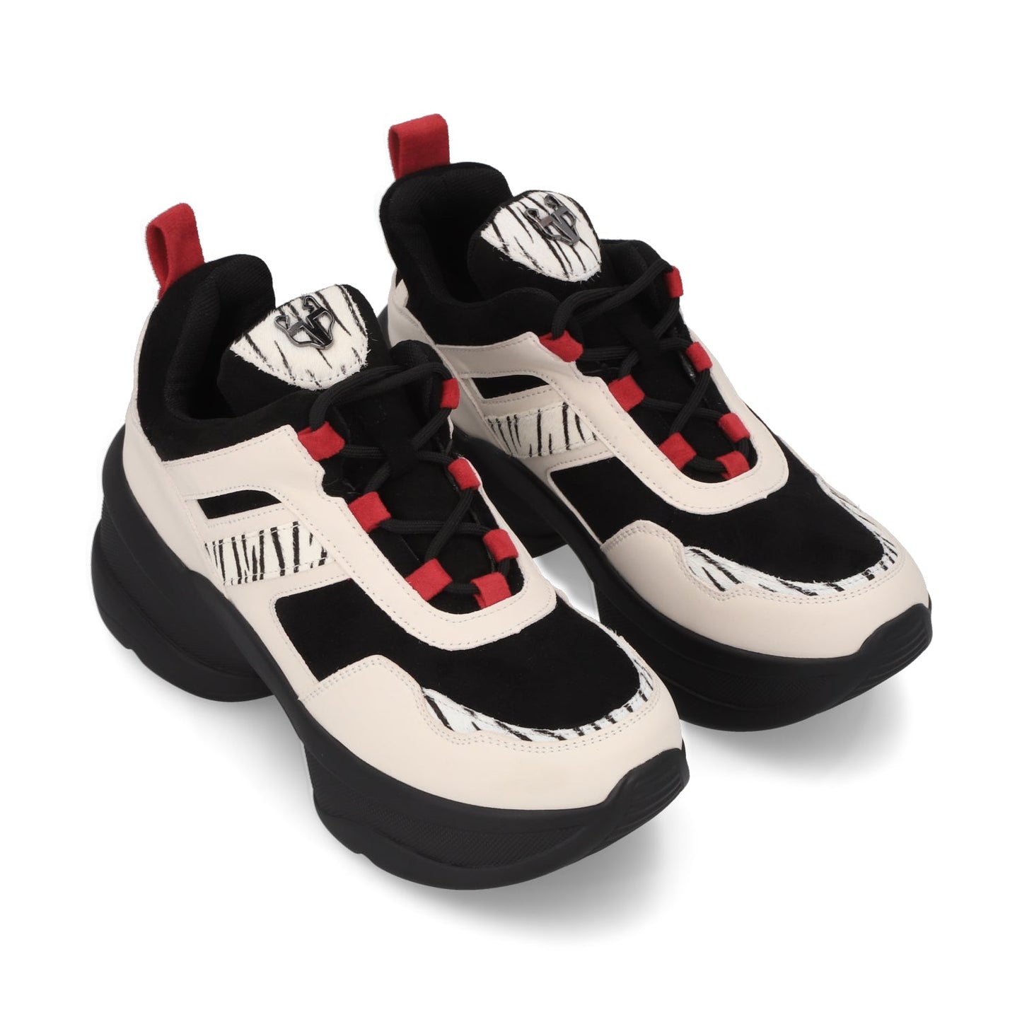 Tenis Plataforma Blanco Mujer 13162