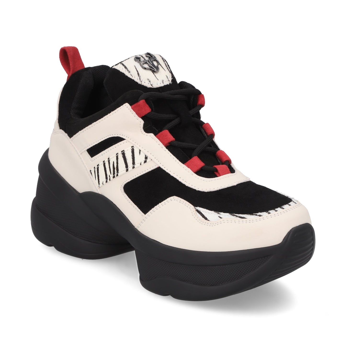 Tenis Plataforma Blanco Mujer 13162