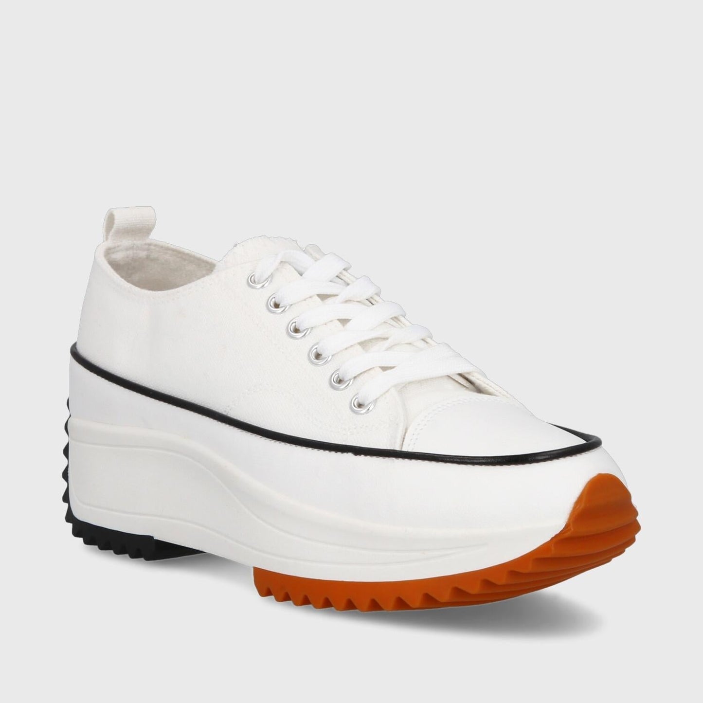 Tenis Plataforma Blanco Mujer 25970
