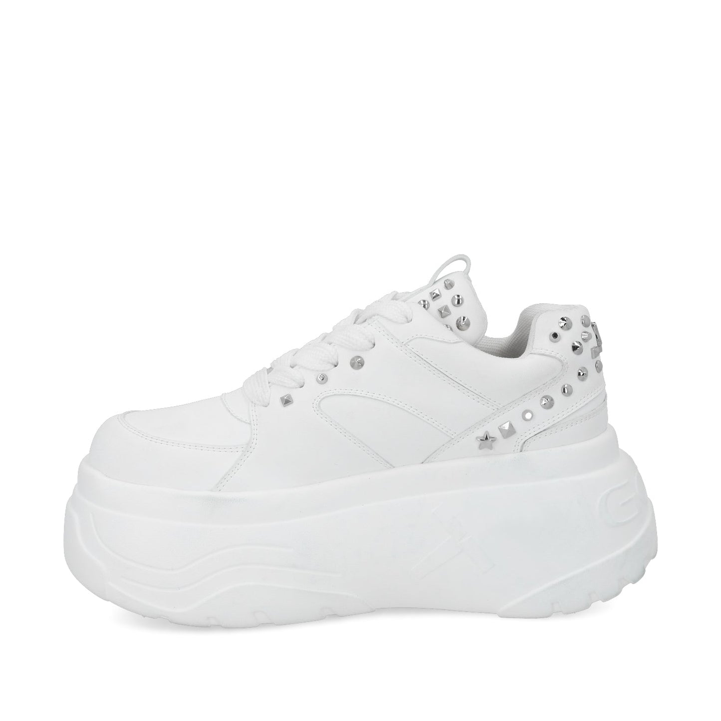 Tenis Plataforma Blanco Mujer 43062