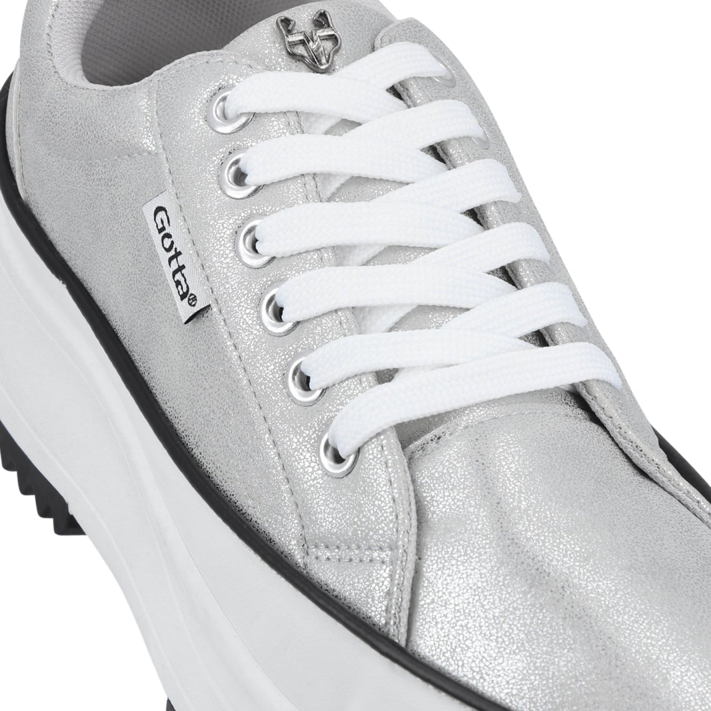 Tenis Plateados Mujer 25970