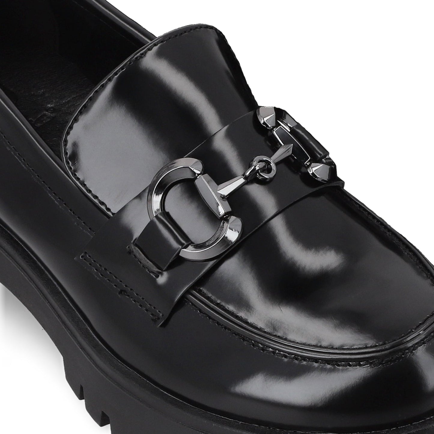 Zapato Plataforma Negro Mujer 46401