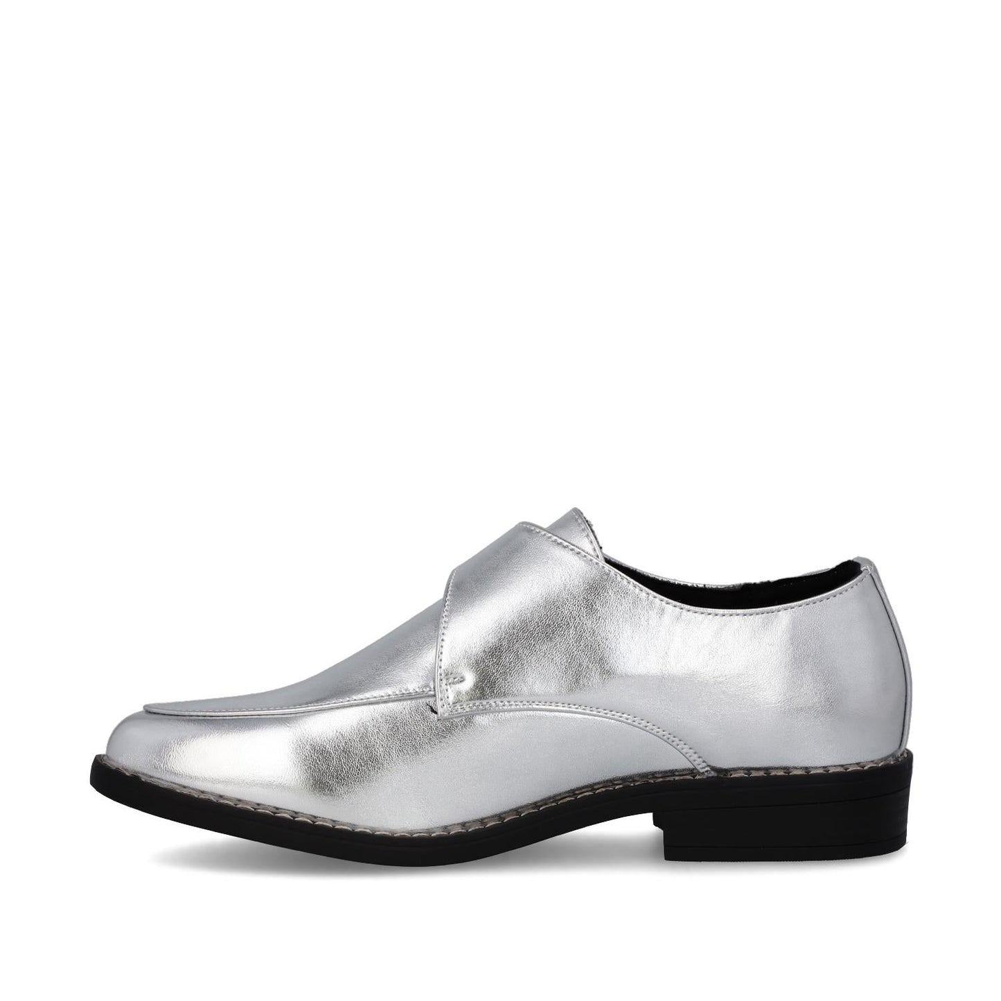 Zapato Plateado Charol Mujer 17565
