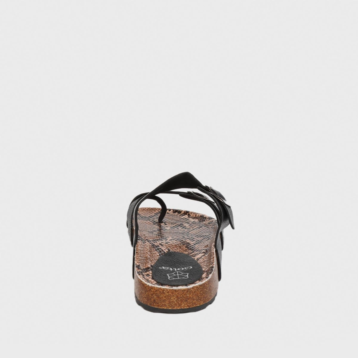 SANDALIA PLANA NEGRA 23281 - Gotta Mexico