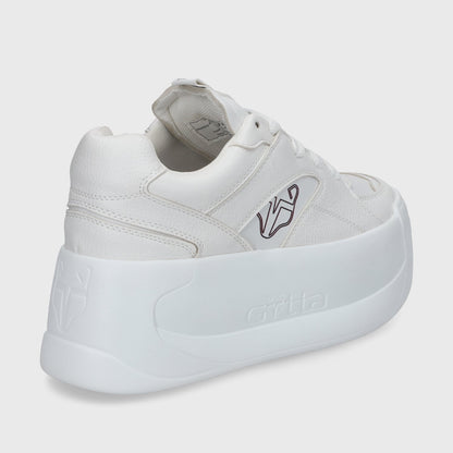 Tenis Plataforma Blanco Mujer C7325