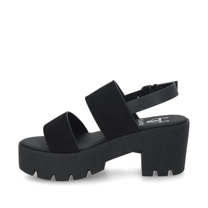 Sandalia Negra Mujer 43021